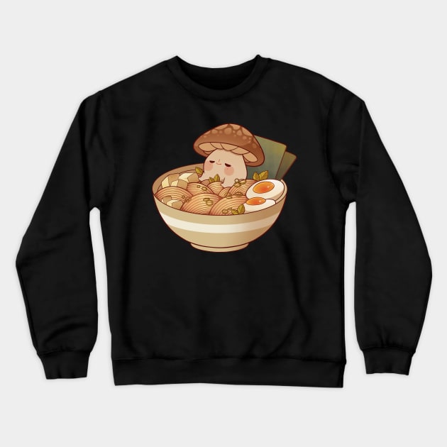 Miso Noodle Soup Crewneck Sweatshirt by Rihnlin